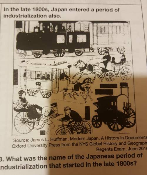 What was the name of the japanese period of industrializationthat started in the late 1800s?