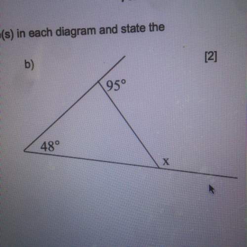 Find the value of unknown angle(s) and state the reason/theorem why