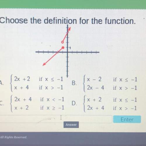 Need ! choose the definition for this function
