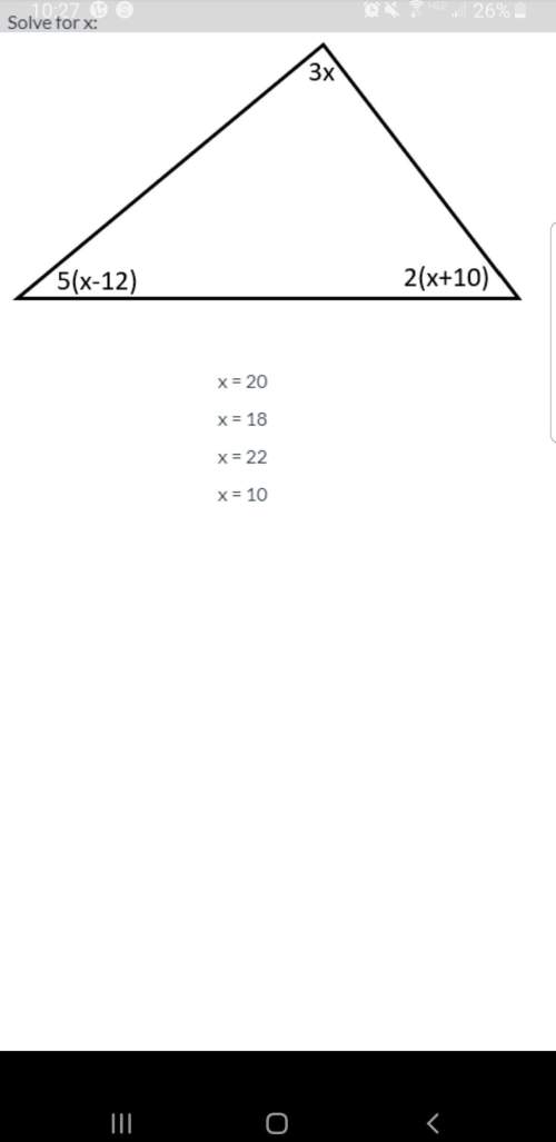 Solve for x. picture attached  show your work !