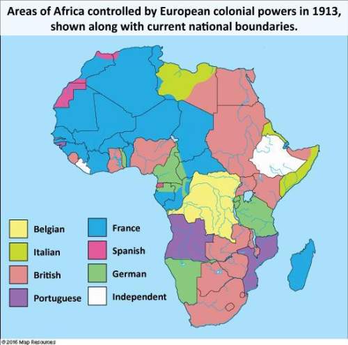 When comparing the maps below, which shows the shift from european control to african independence?