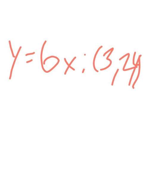 Is the order pair (3, 24) a solution for the equation y = 6x