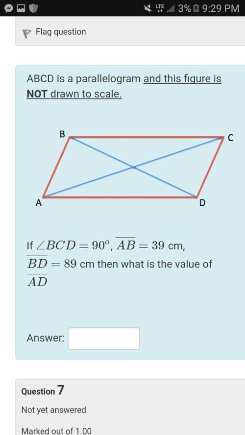 Abcd is a parallelogram and this figure is not drawn to scale.
