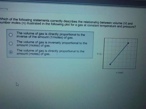 Which of the following statements correctly describes the relationship between volume (v) and number
