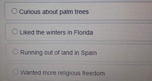 What is one reason spain established colonies in florida?