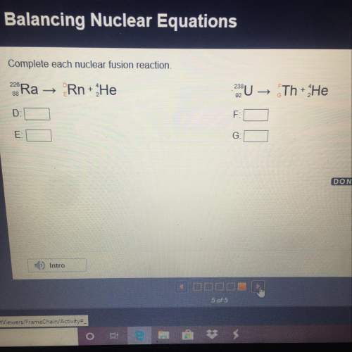 Complete each nuclear fusion reaction.