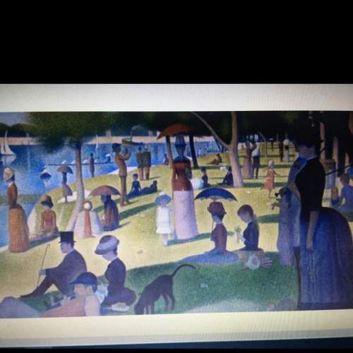 How did seurat use proportion in a sunday afternoon on the island of la grande jatte to make s