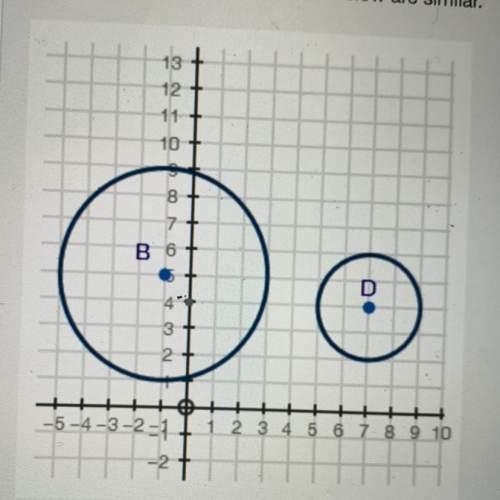 Prove that the two circle shown below are similar.
