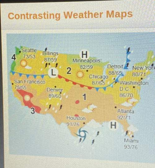 Identify information from a weather service map that is missing from this newspaper weather map. che