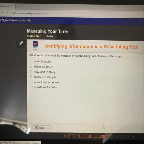 What information may be included in a scheduling tool