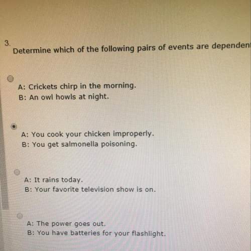 Plzzz  determine which of the following pairs of events are dependent