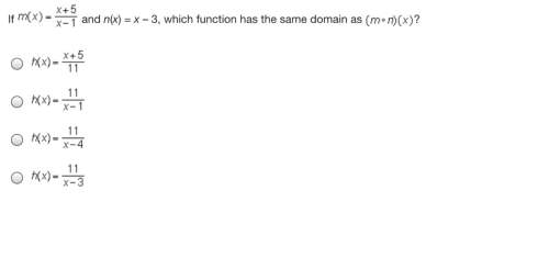 Which function has the same domain as (m*n)(x)
