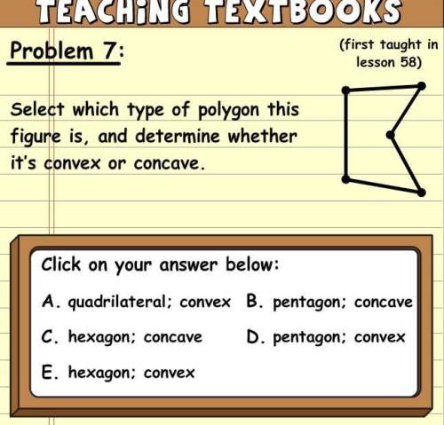 Select which type of polygon this figure is, and determine whether it's convex or concave. a.