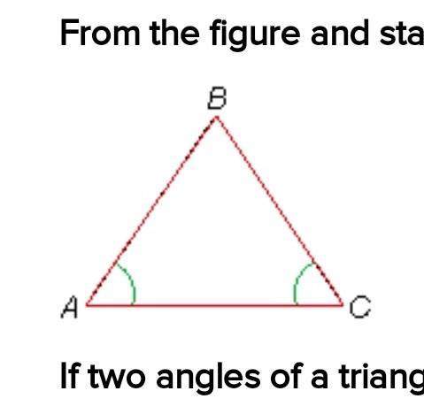From the figure and statement provided, select the proper to prove statement.if two angl