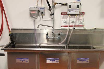 IF HOT WATER IS NOT AVAILABLE IN WARE WASHING SINK, FOOD ESTABLISHMENTS CAN STILL SERVE FOOD USING