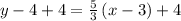 y-4+4=\frac{5}{3}\left(x-3\right)+4