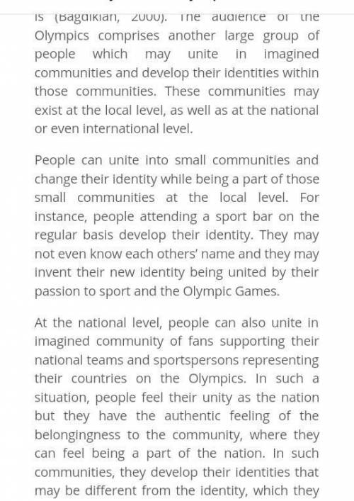 Can someone help me in writing a descriptive writing about Olympic plz