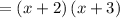 =\left(x+2\right)\left(x+3\right)