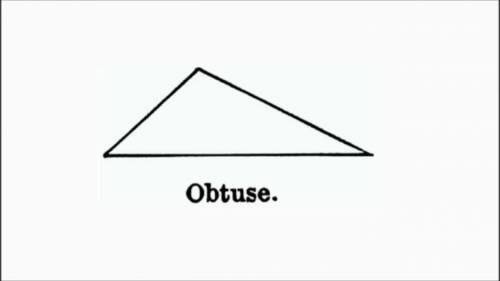 Which characteristics best describe an obtuse scalene triangle?