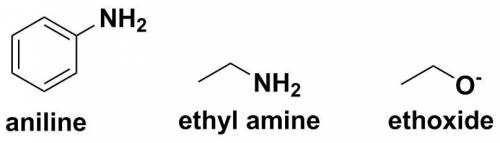 Which member of each pair is the stronger base?  part a ethylamine or aniline ethylamine or aniline 