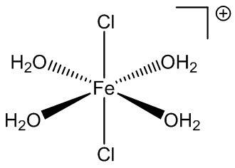 What type of hybridization (according to valence bond theory) does fe exhibit in the complex ion, [f