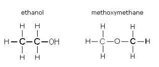 draw two lewis structures for a compound with the formula c2h6o and compare the boiling points of th