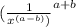 (\frac{1}{x^{(a-b)}) } ^{a+b}