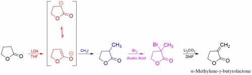 Be sure to answer all parts. identify a, b, and c, intermediates in the synthesis of the five-member