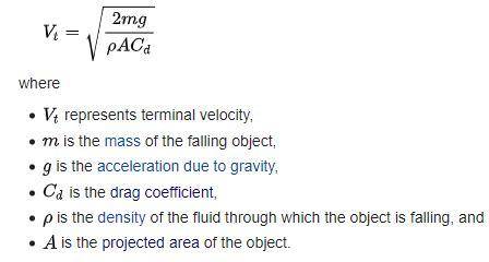 A spherical ball is dropped through a liquid, explain why it reaches terminal velocity.