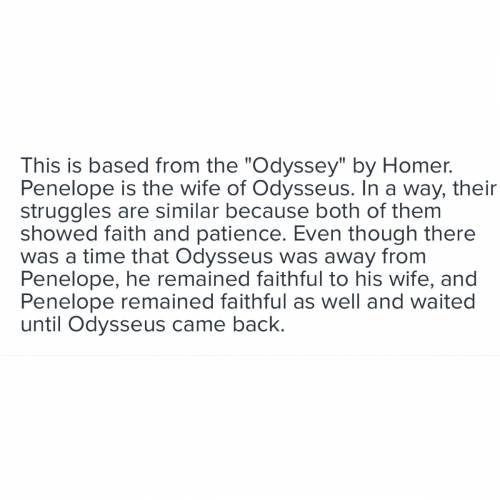 Compare in what ways are penelope's struggles similar to and different from those of odysseus?  what