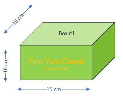 You need to design a new cereal box for the Yum Yum Cereal Company. The new cereal box must have a v
