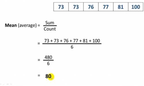 What is the mean average of these five numbers 2, 4, 5, 6, 8