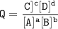 \tt Q=\dfrac{C]^c[D]^d}{[A]^a[B]^b}