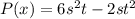 P(x)=6s^2t-2st^2