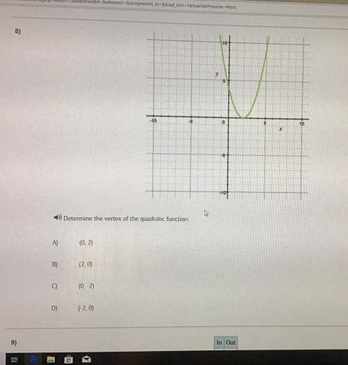 Determine the following function  need in algebra fast