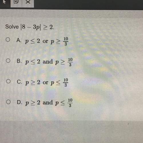Solve 8 - 3p &gt; 2. need in algebra fast  make sure you look at the photo