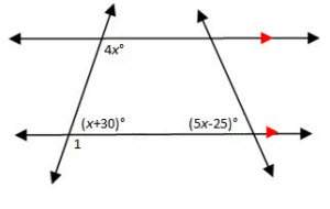 Geometry  what is the value of x ?  a10 b25 c30 d120 2.