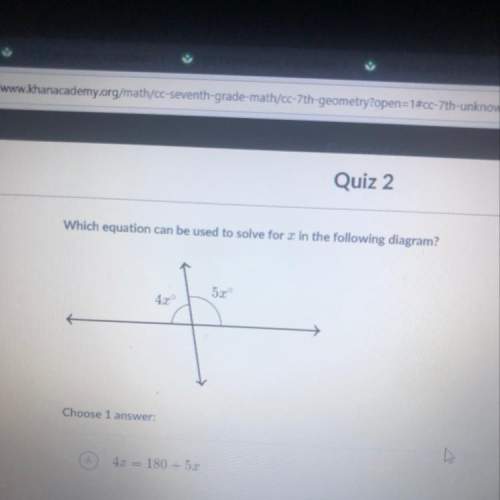 What is the equation for x in the diagram ?