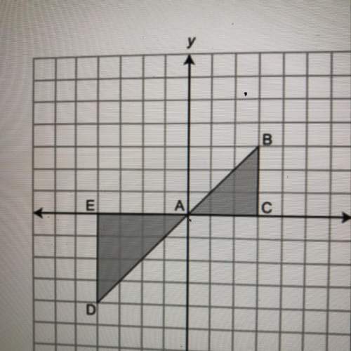 triangle ade is similar to triangle abc. which statement is true concerning the slope of the