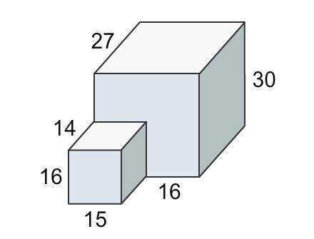 What is the volume of this figure?  enter your answer in the box.