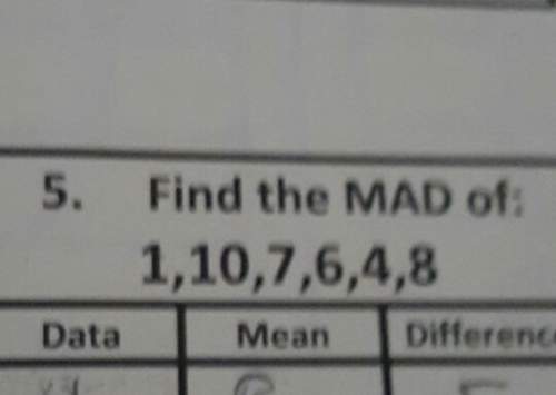 Find the mad of: 1,10,7,6,4,8datameandifferenc
