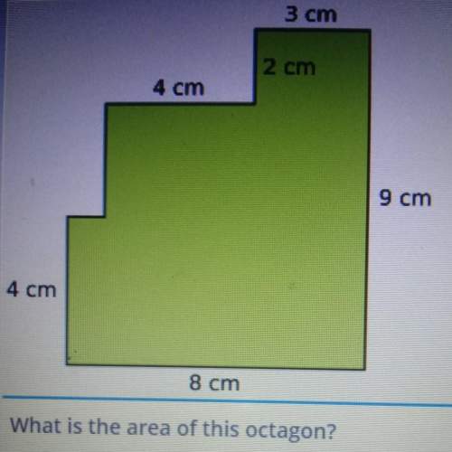 what is the area of this octagon?
