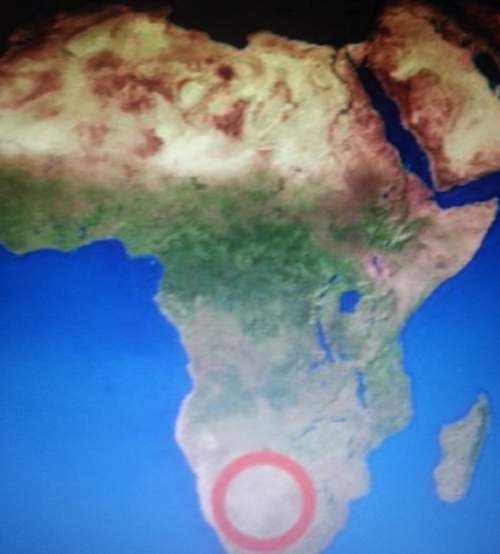 (the continent is africa) the red circle on this map represents what geographic feature?