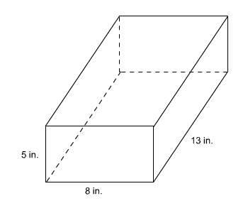 What is the surface area of this rectangular prism? a. 520 in2 b. 209 in2 c. 418 in2 d. 836 in2
