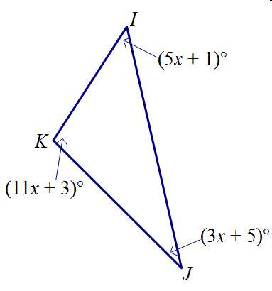 Which side length of triangle kij is the smallest?  a. ij b. ki