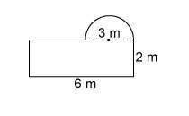24  a semicircle is attached to the side of a rectangle as shown. what is the bes