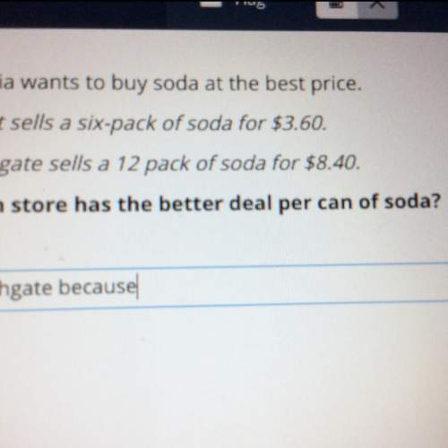 Which store has a better deal per can of soda? explain.