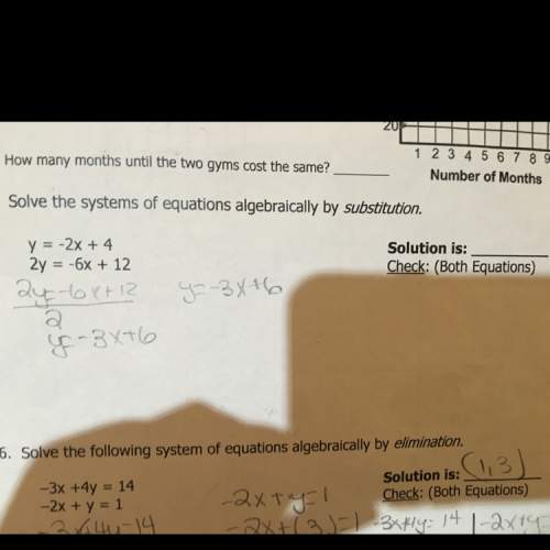 Ineed with solving the equations by using substitution