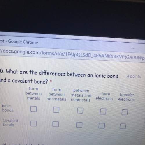 What are the differences between an ionic bond and a covalent bond?
