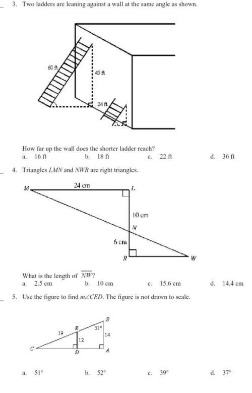 Similar triangles worksheet, (3-5)due friday( pls jelp and show work )